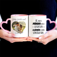 Az egyetlen ajándék Valentin napi bögre fényképpel