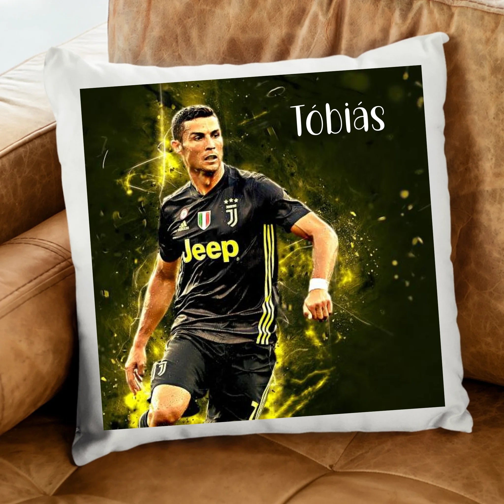 Christiano Ronaldo párna saját névvel