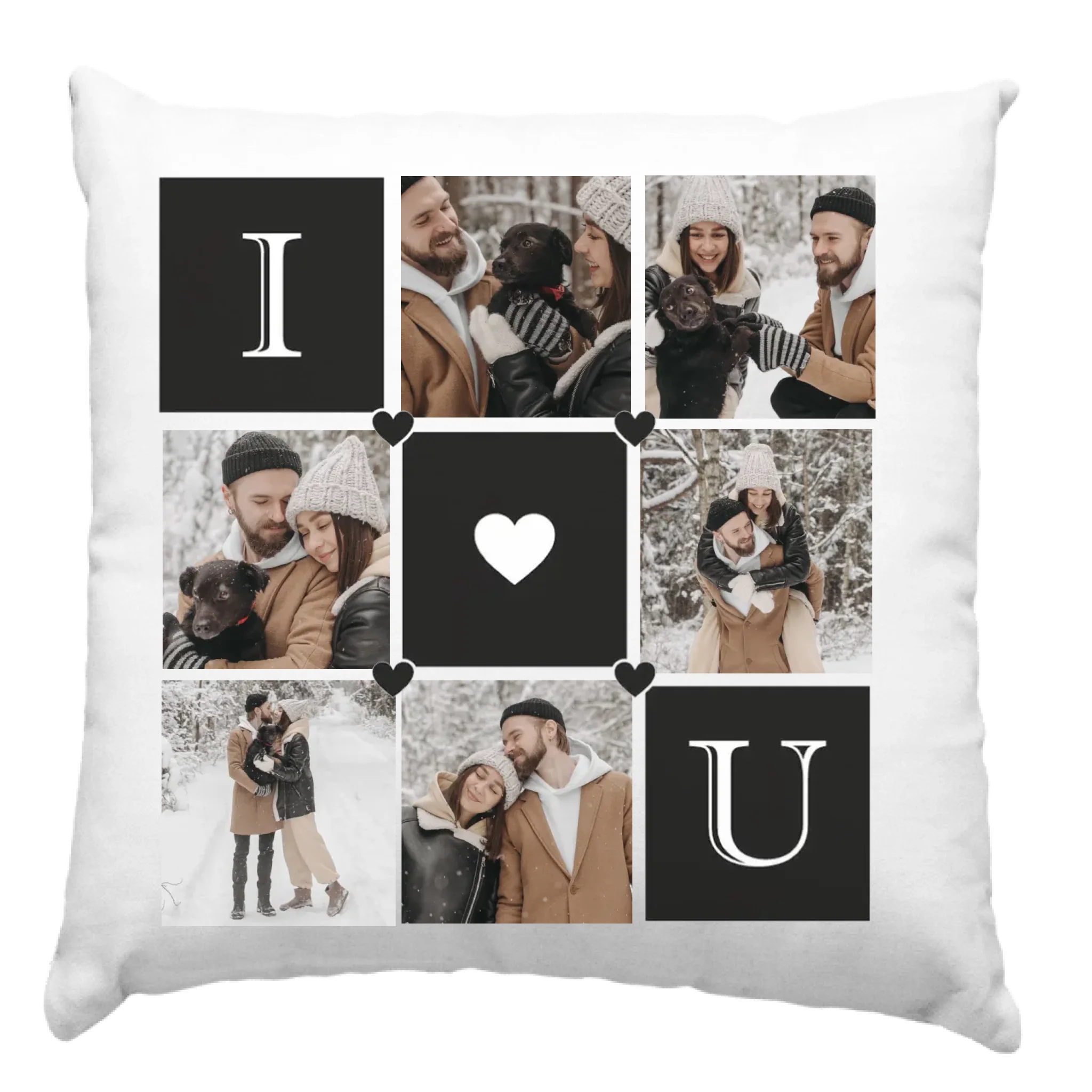 Fényképes ajándék párna pároknak