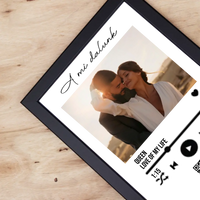 A Mi dalunk - Falikép szerkeszthető QR kóddal Valentin napra