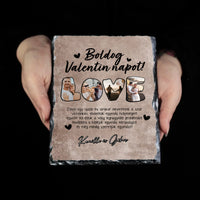 Eltelt egy újabb év valentin napi egyedi képes ajándék gránitlap