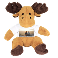 Egyedi képes plüss szarvas