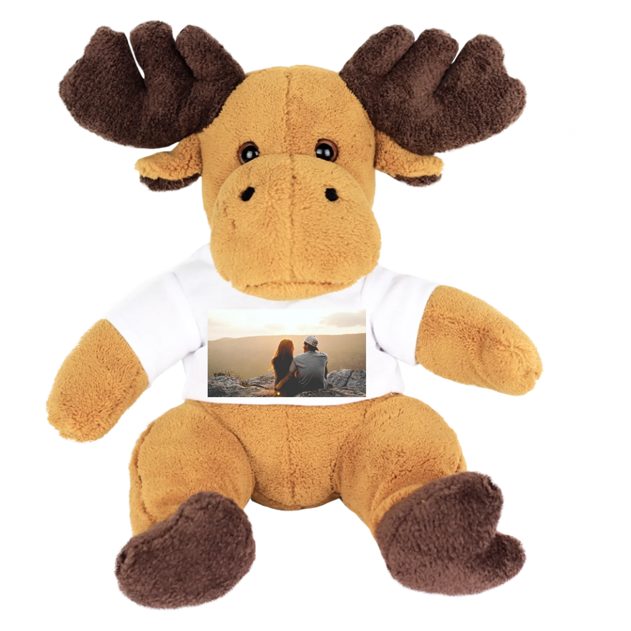 Egyedi képes plüss szarvas