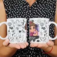 Egyedi karakteres nőnapi bögre