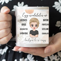 Nőket jellemző bögre egyedi feliratokkal