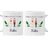 Húsvéti ajándék bögre egyedi felirattal és névvel