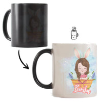 Húsvéti szerkeszthető karakteres ajándék bögre gyerekeknek