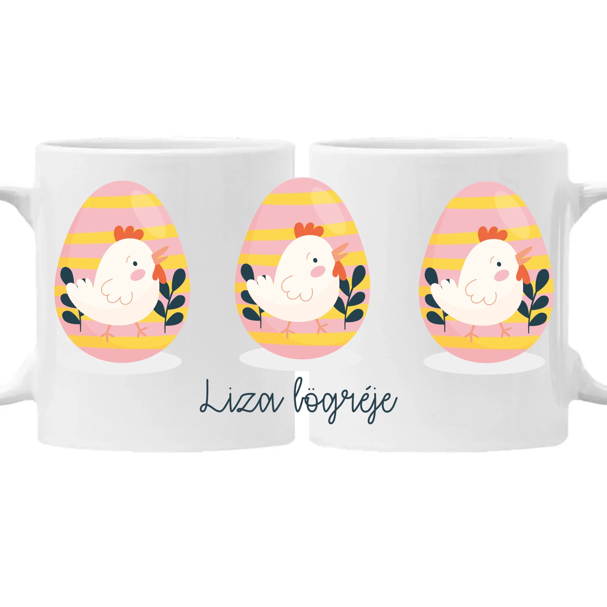 Húsvéti tojás ajándék bögre névvel