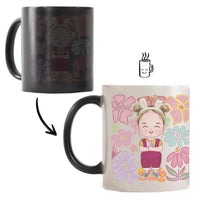 Húsvéti ajándék kislányoknak - egyedi neves bögre szerkeszthető karakterrel