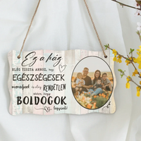 Ez a ház elég tiszta ahhoz... dísztábla