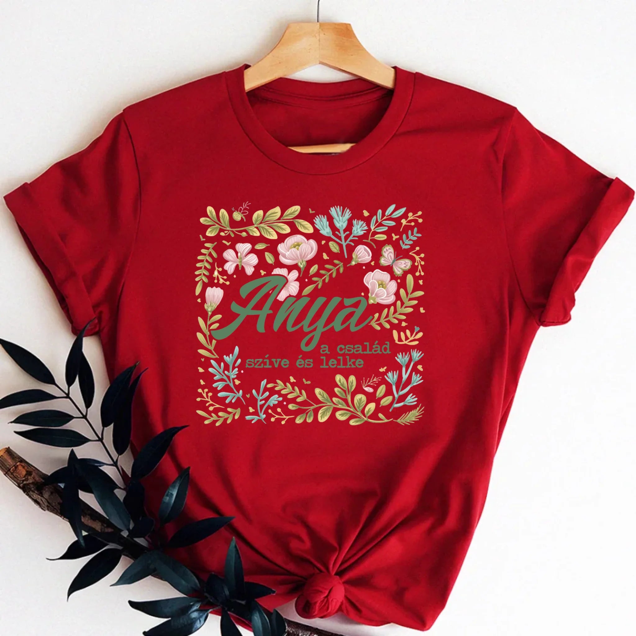 Egyedi póló anyáknak - Anya a család szíve lelke
