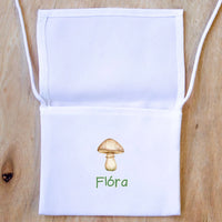 Óvodás búcsúztató tarisznya egyedi névvel és óvodás jellelp