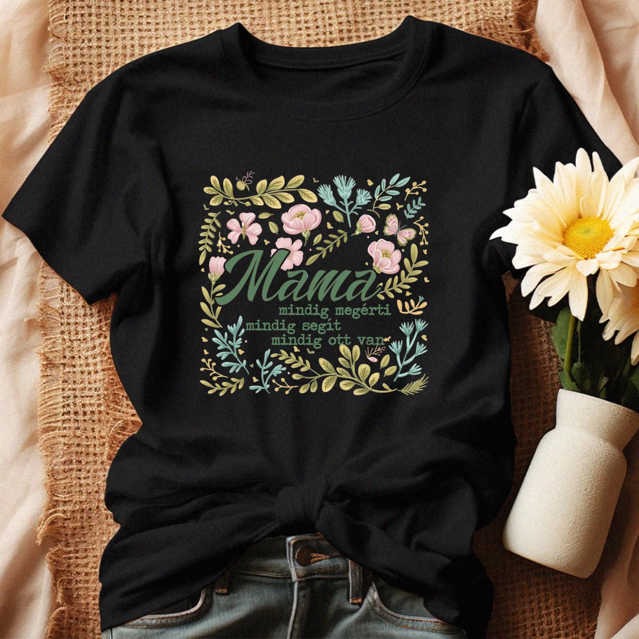 Egyedi póló nagymamáknak - Mama, aki mindig megérti segít és ott van