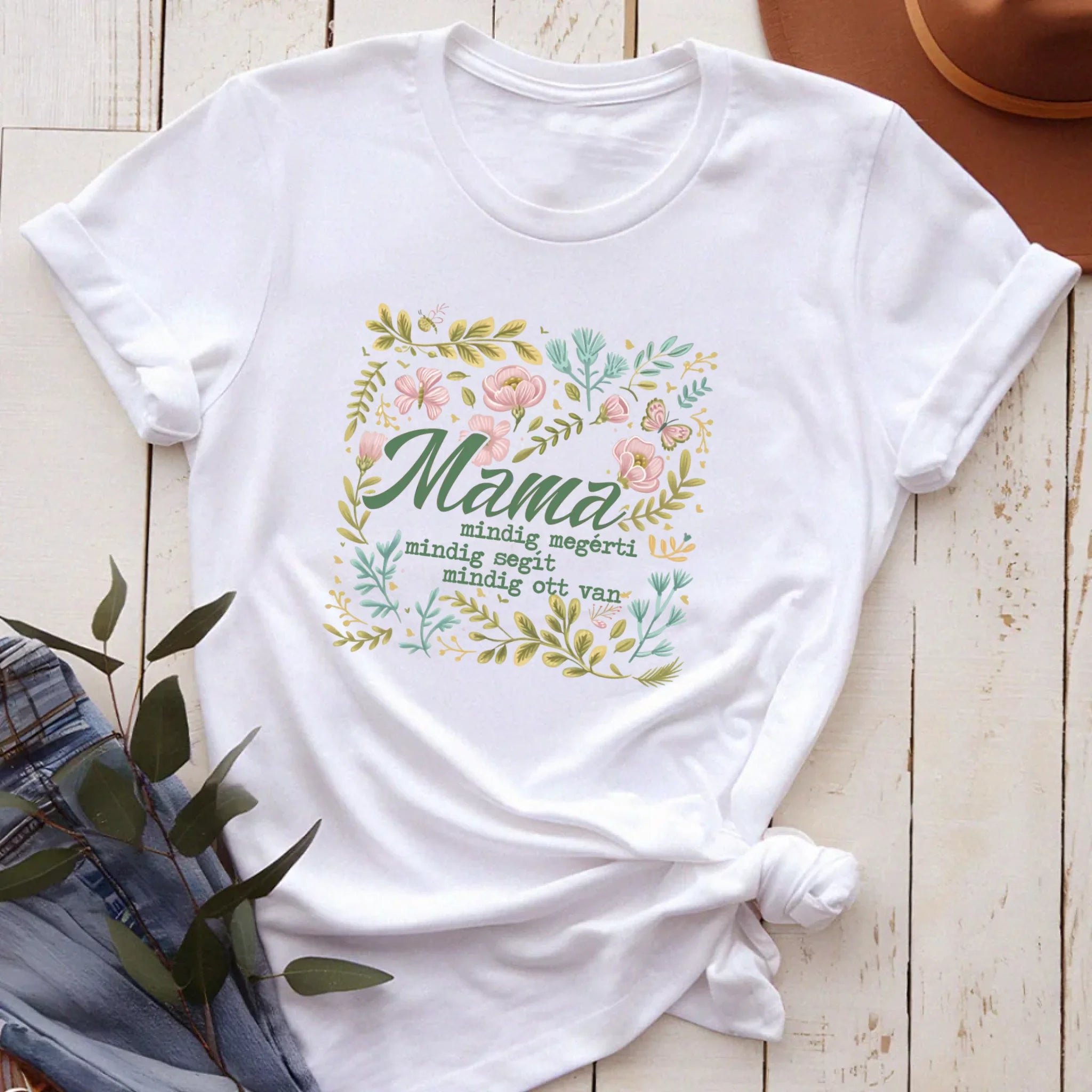 Egyedi póló nagymamáknak - Mama, aki mindig megérti segít és ott van