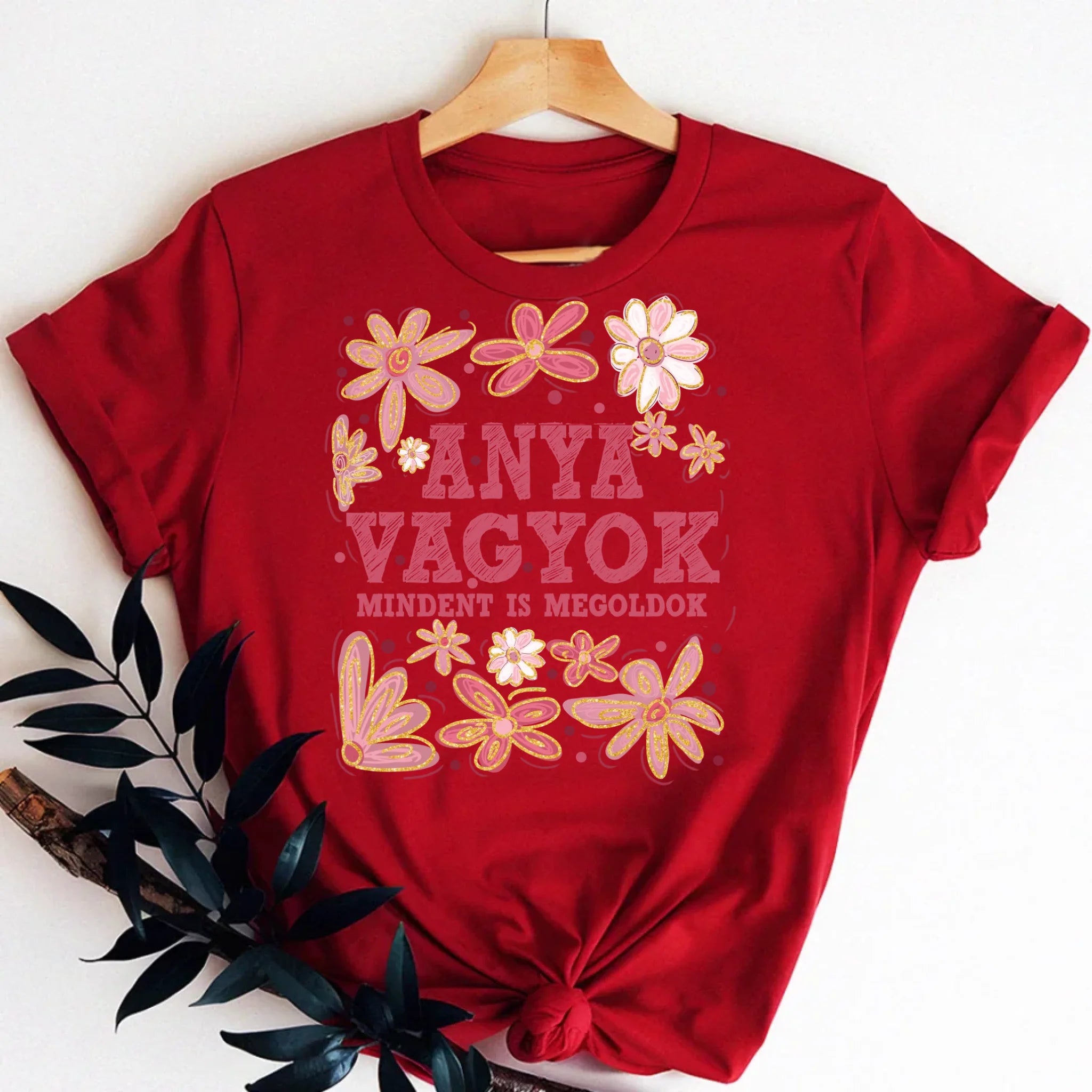 Egyedi póló anyáknak - Anya vagyok póló választható felirattal