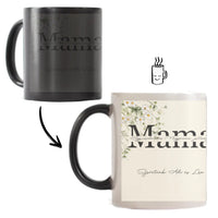 Egy csodálatos Nagymama jellemzői - Egyedi scrabble feliratos bögre Anyák napjára