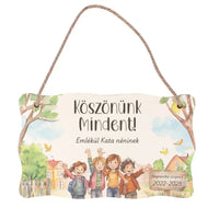 Ballagási emlék dísztábla