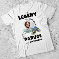 Legény voltam mostanáig saját képes legénybúcsús póló