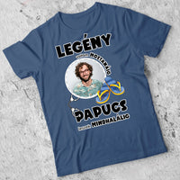 Legény voltam mostanáig saját képes legénybúcsús póló