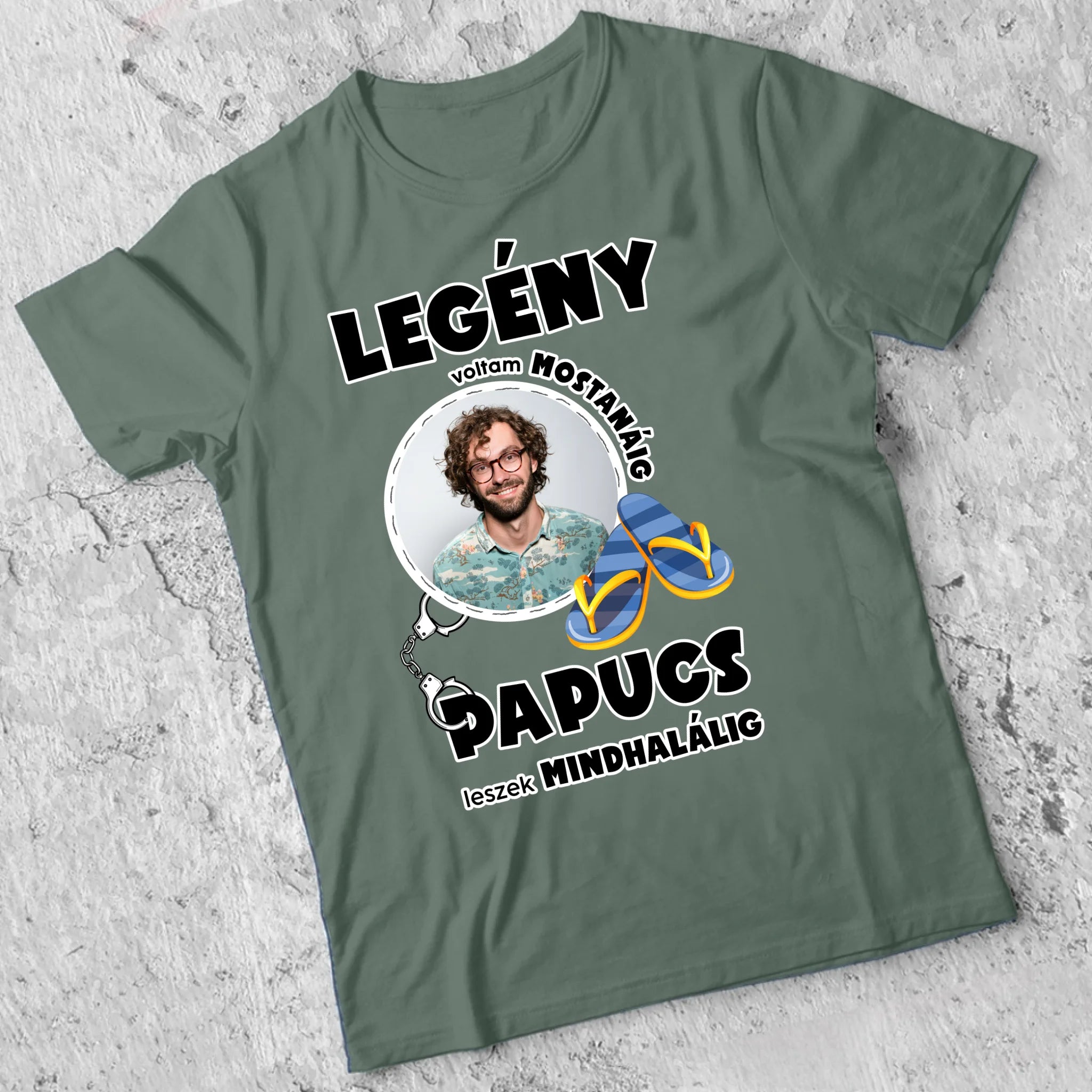 Legény voltam mostanáig saját képes legénybúcsús póló