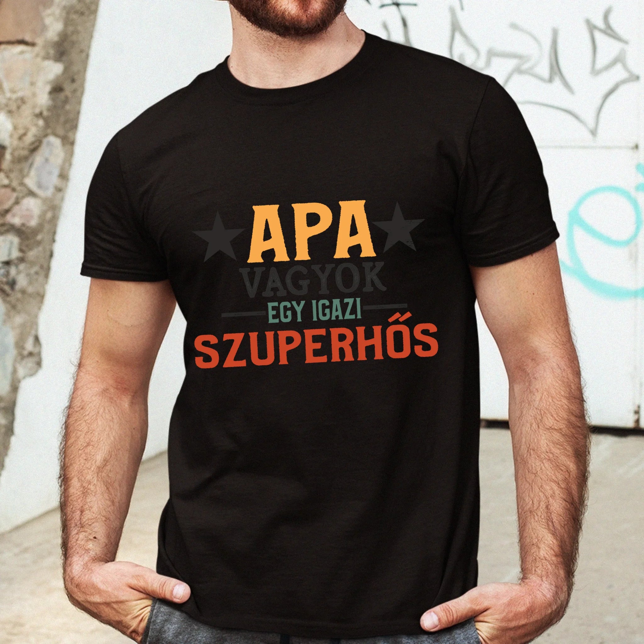 Ajándék Apáknak - Apa egy igazi szuperhős póló