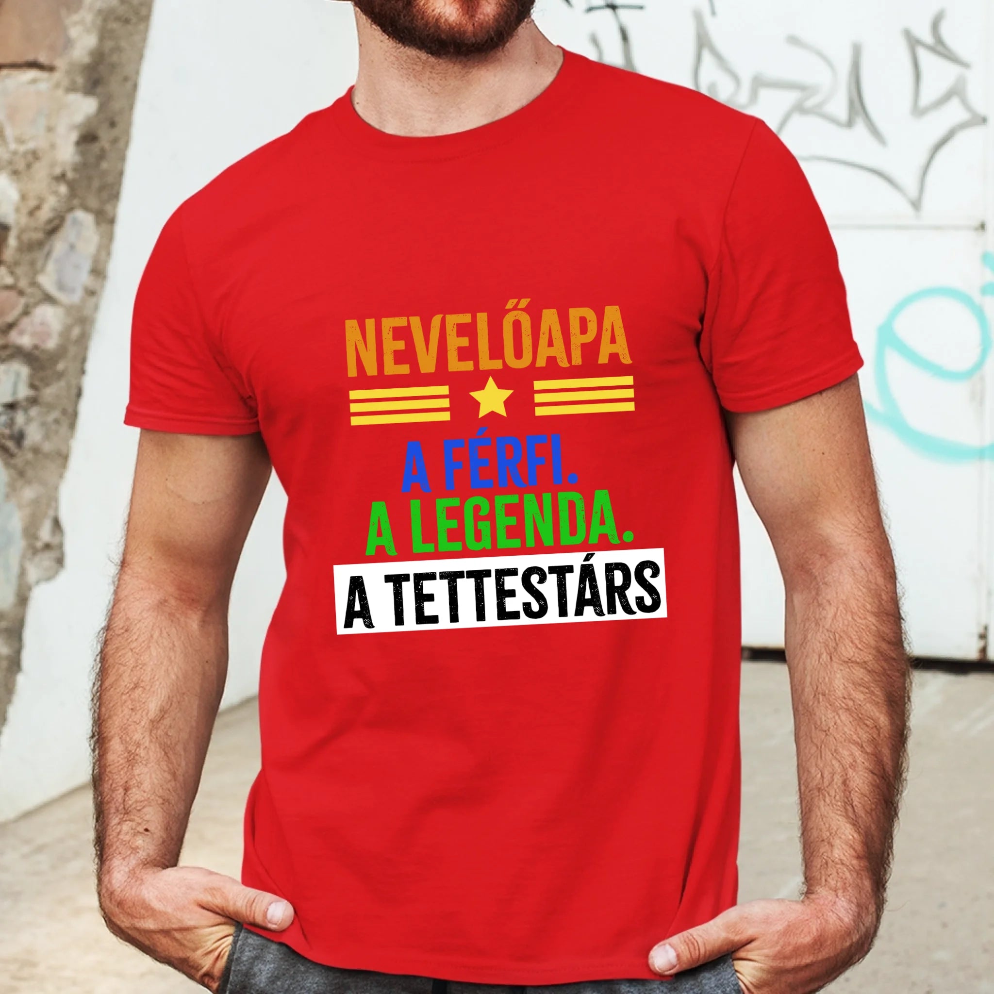 A tettestárs nevelőapa póló