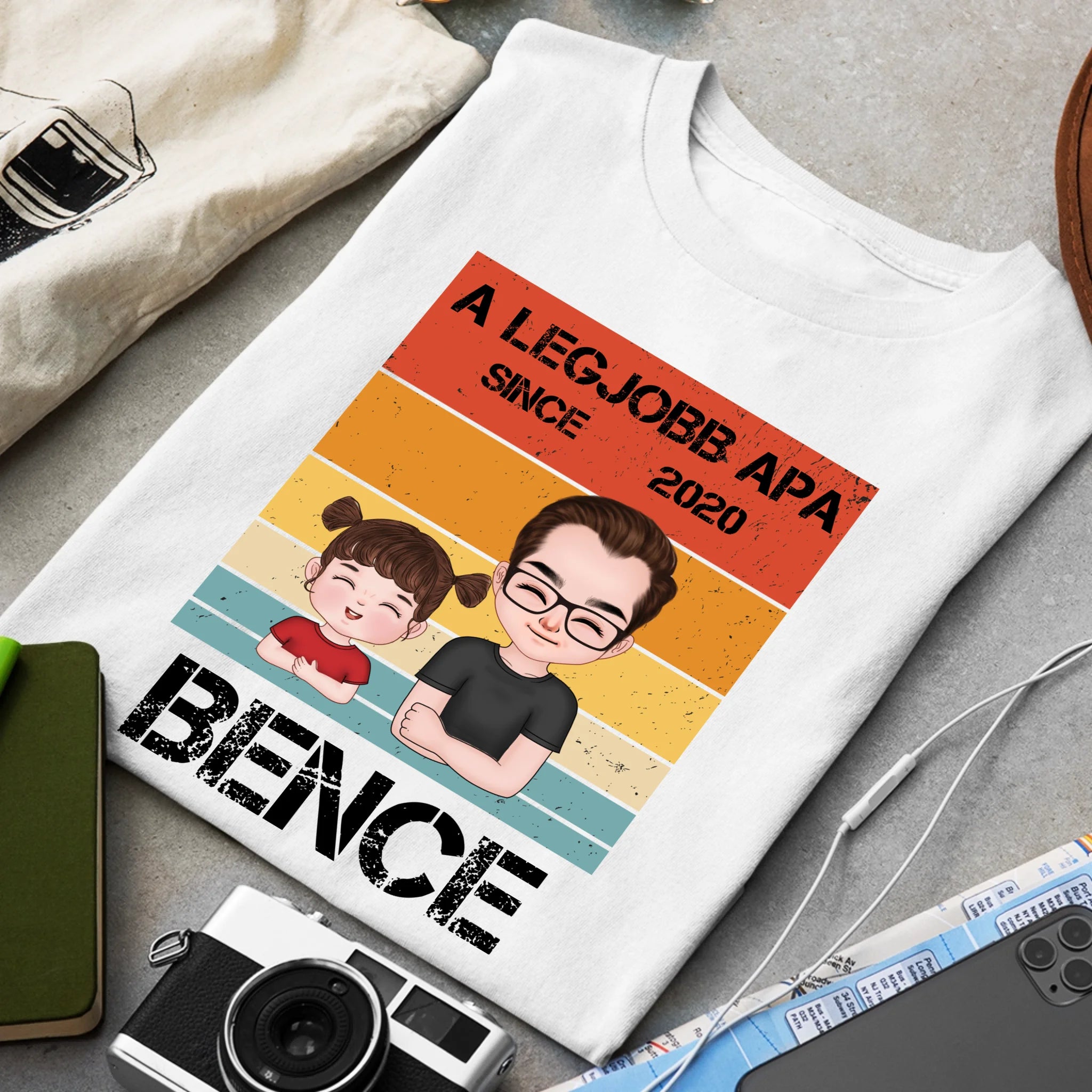 A legjobb Apa póló szerkeszthető karakterekkel