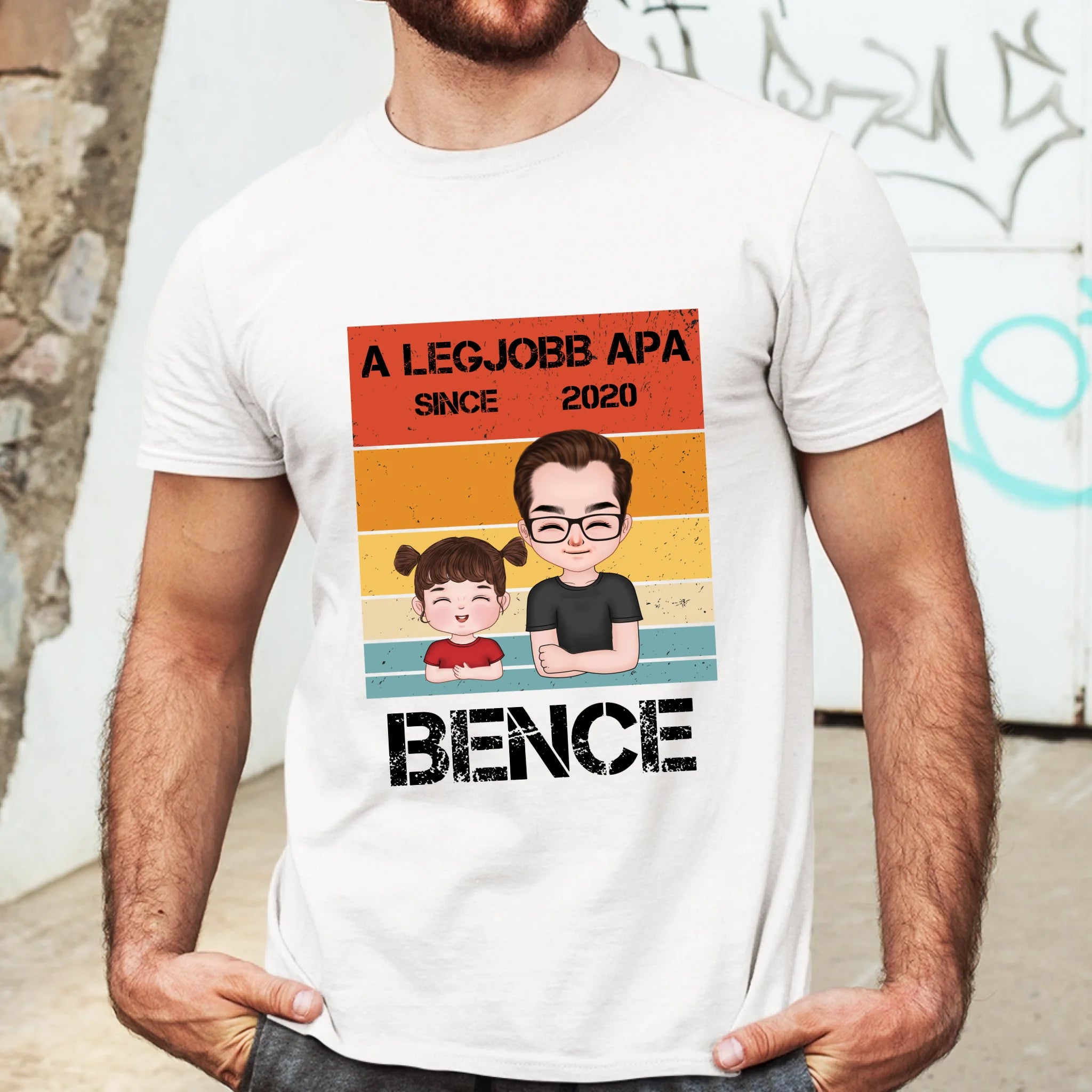 A legjobb Apa póló szerkeszthető karakterekkel