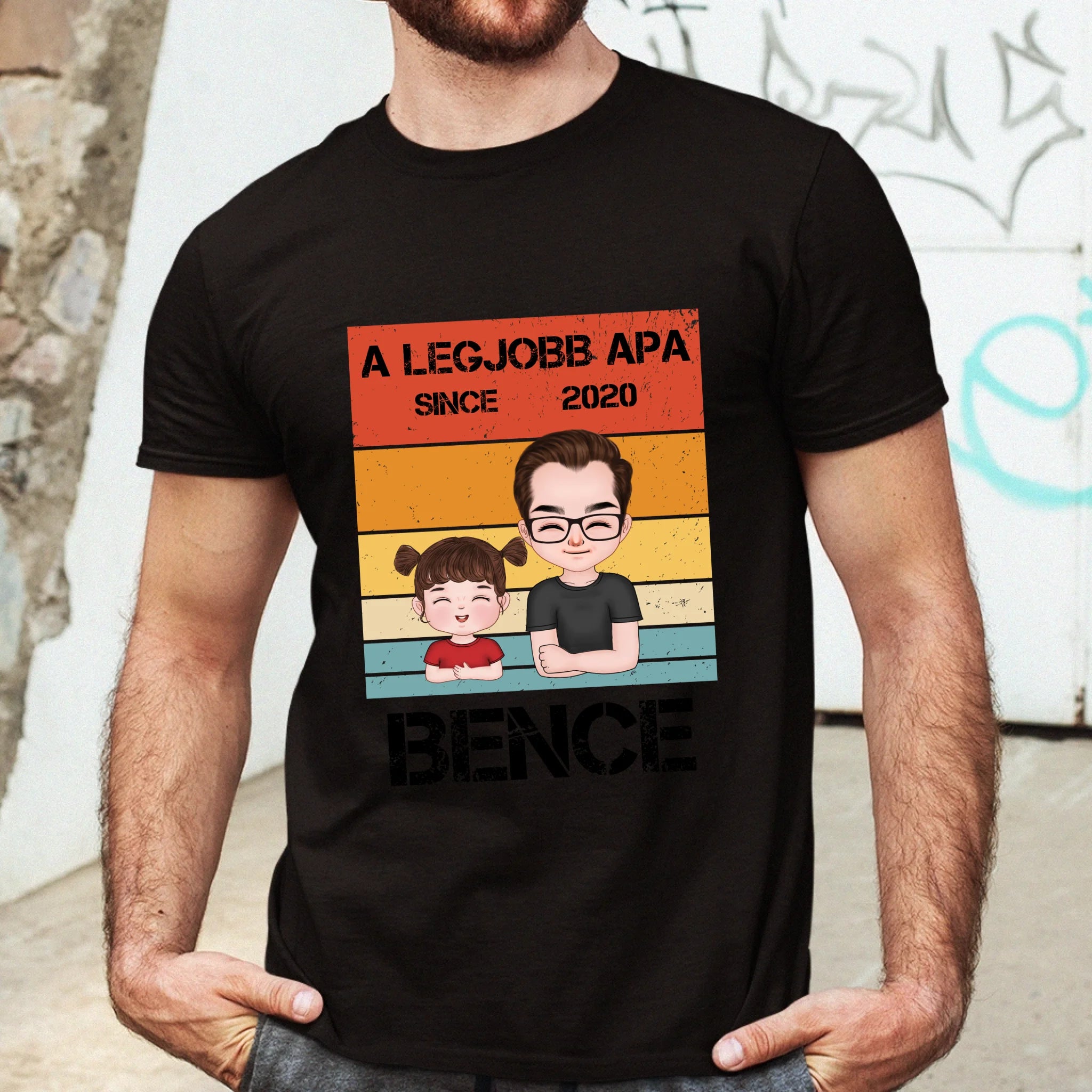 A legjobb Apa póló szerkeszthető karakterekkel