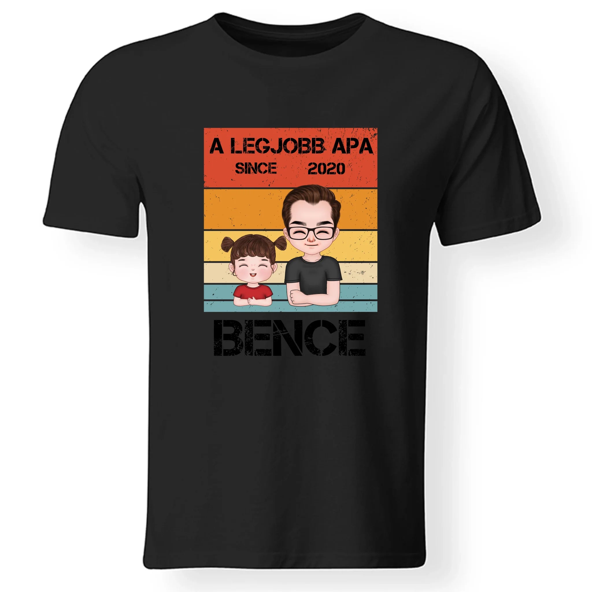 A legjobb Apa póló szerkeszthető karakterekkel