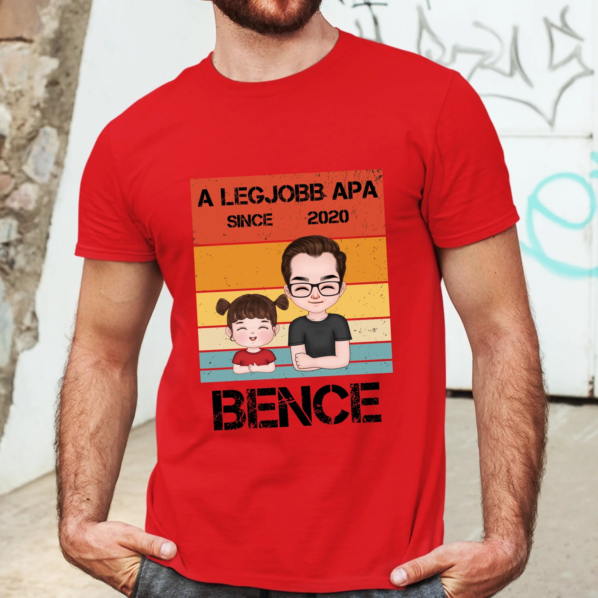 A legjobb Apa póló szerkeszthető karakterekkel