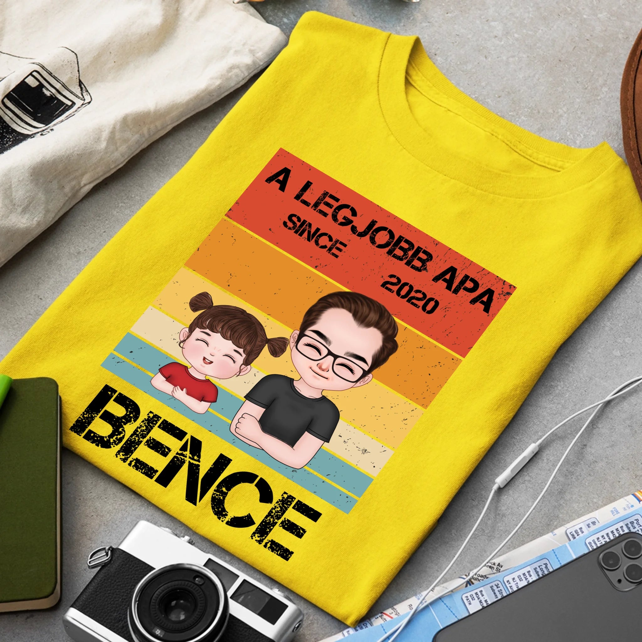 A legjobb Apa póló szerkeszthető karakterekkel