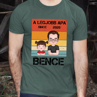 A legjobb Apa póló szerkeszthető karakterekkel