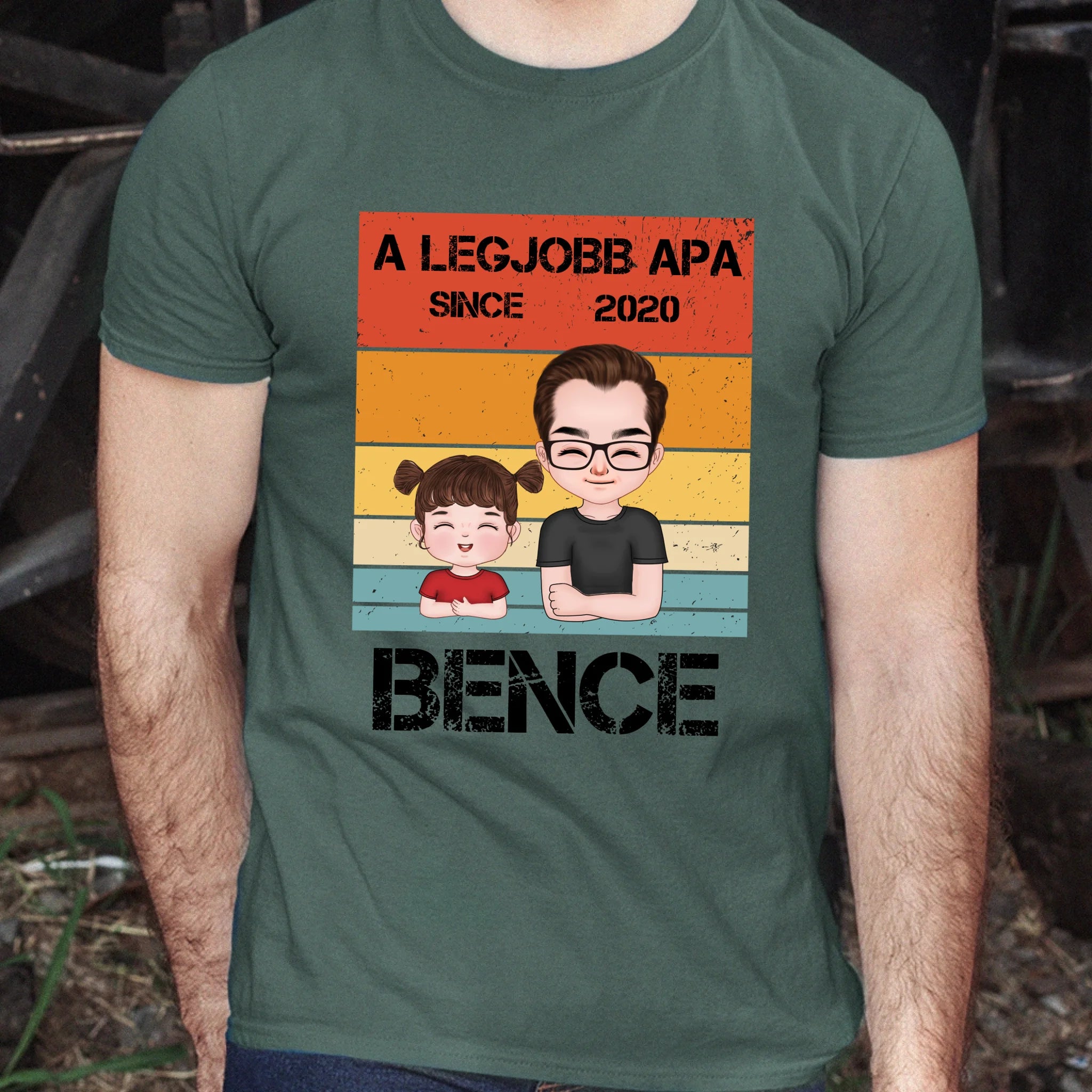 A legjobb Apa póló szerkeszthető karakterekkel