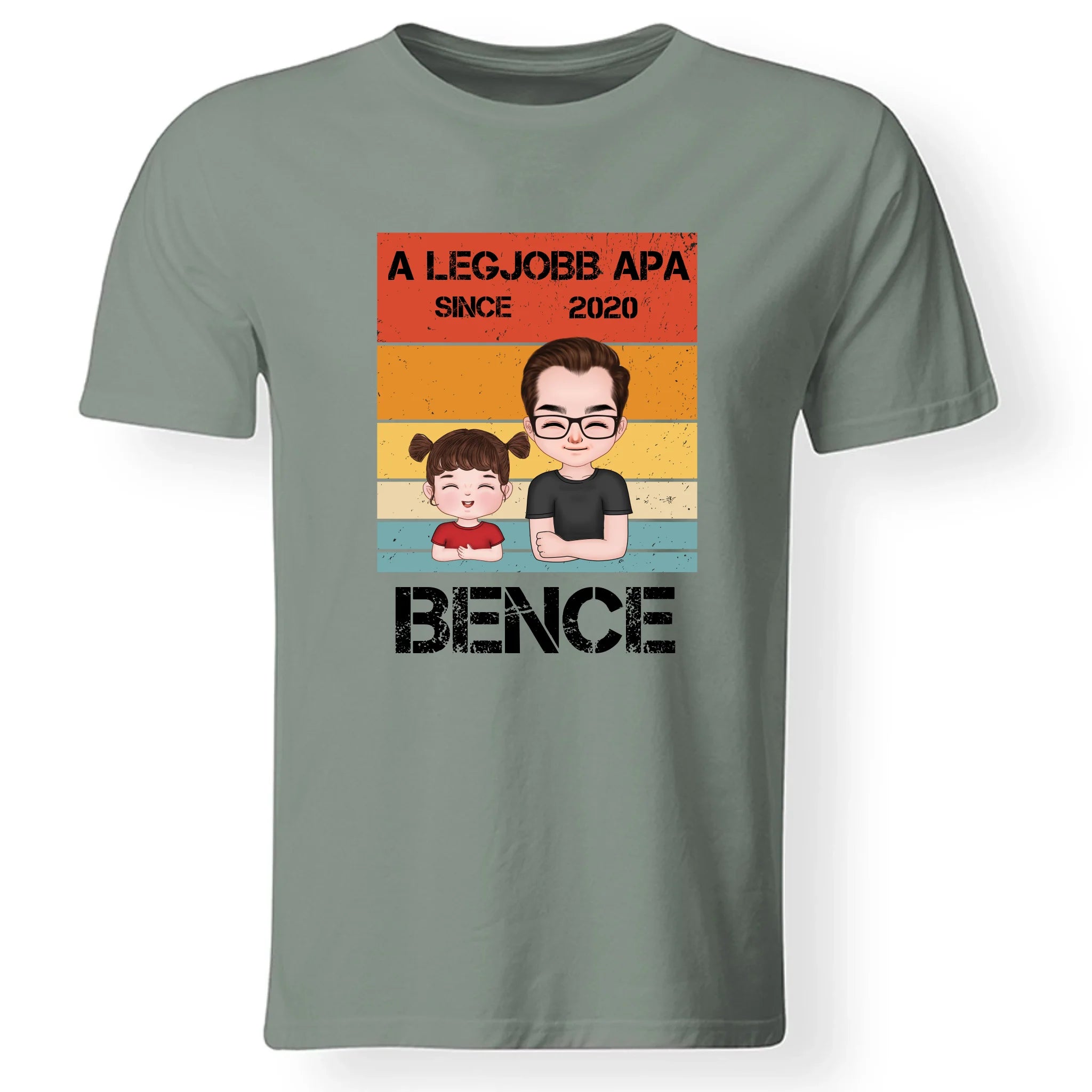 A legjobb Apa póló szerkeszthető karakterekkel