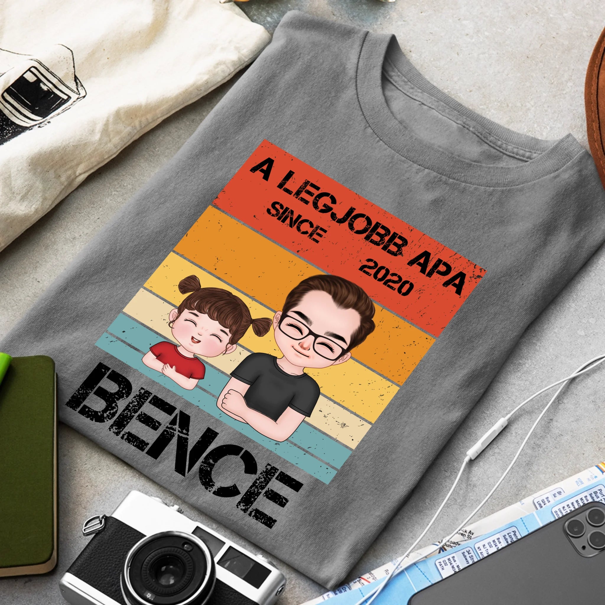 A legjobb Apa póló szerkeszthető karakterekkel