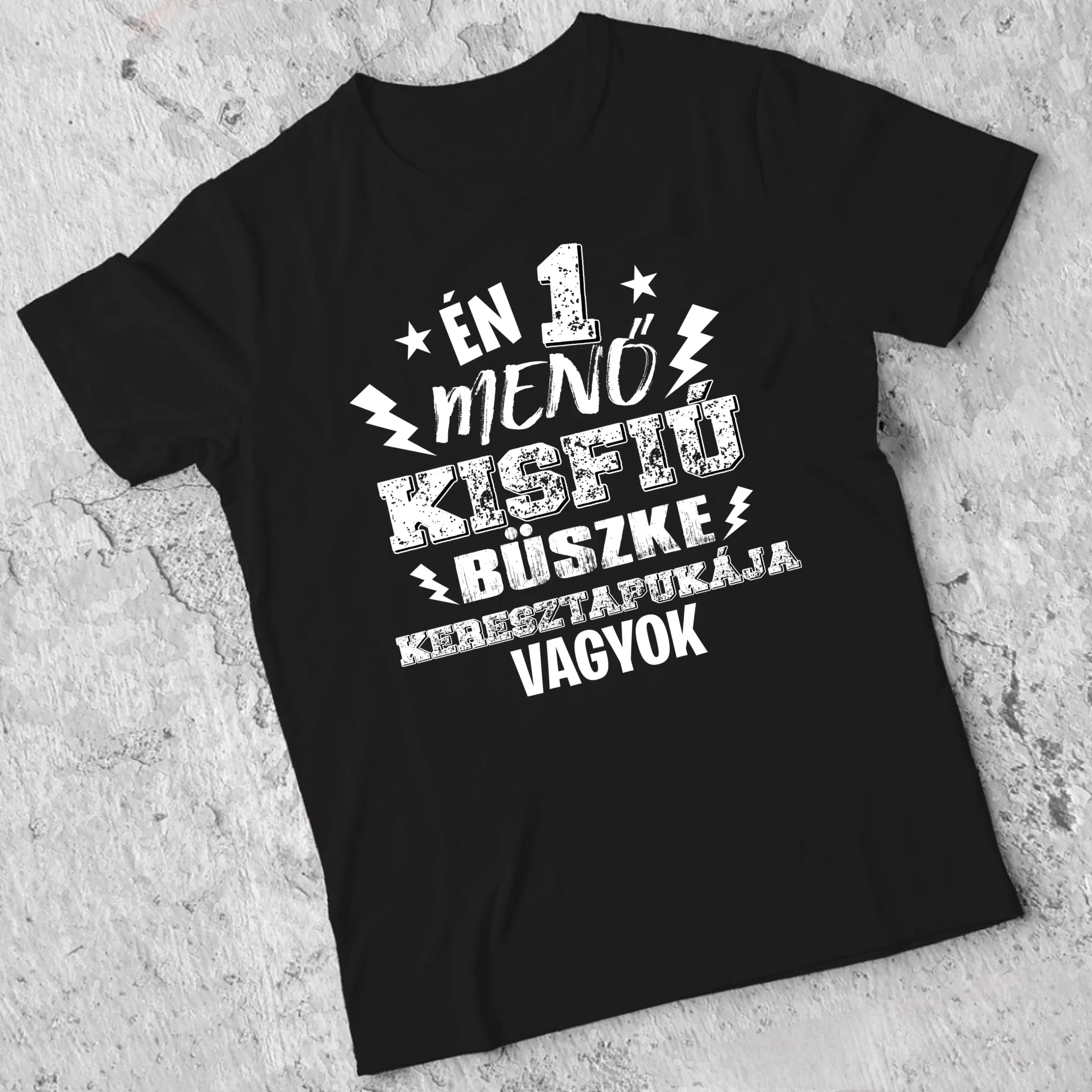 Ajándék keresztapáknak - Egy menő kisfiú keresztapukája férfi póló