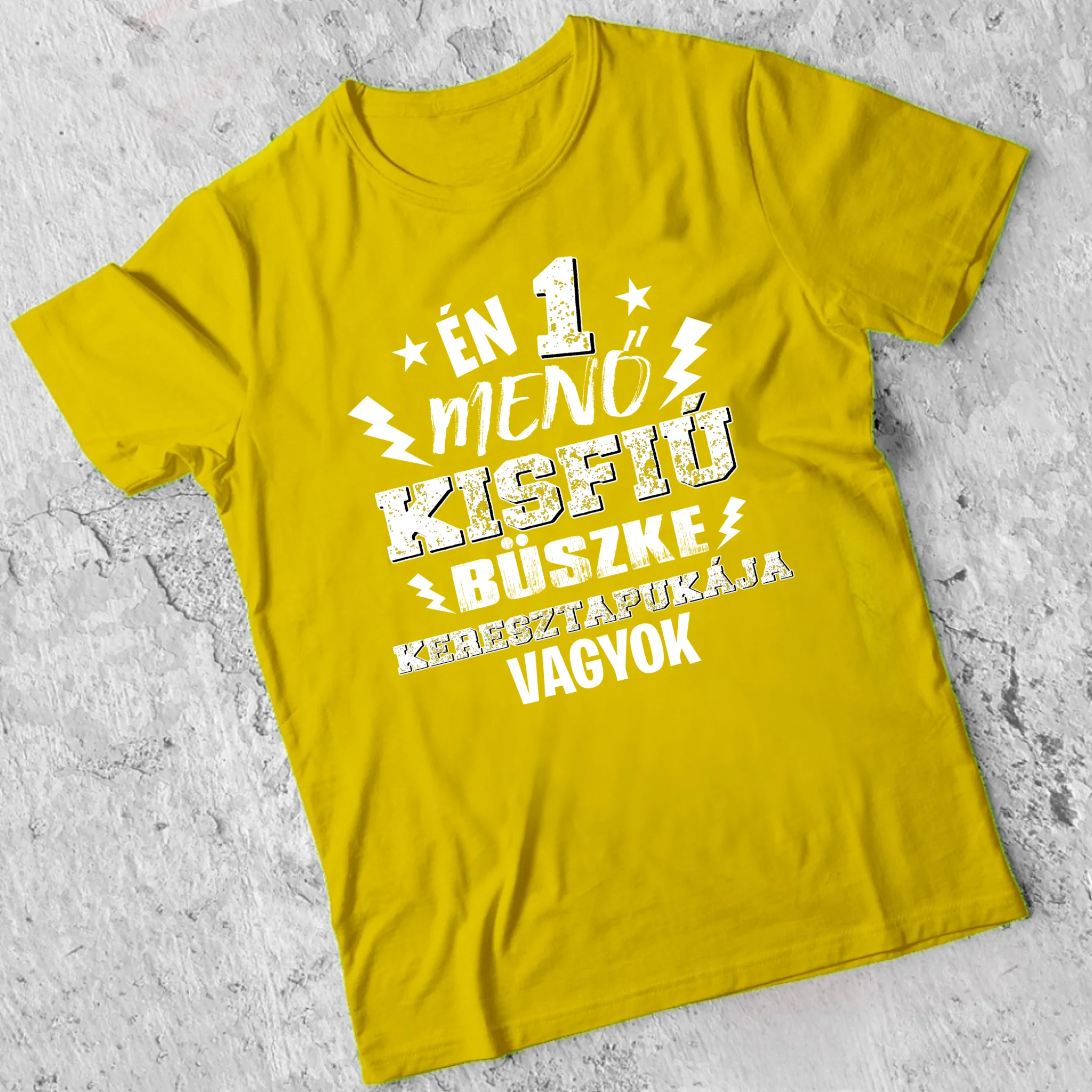 Ajándék keresztapáknak - Egy menő kisfiú keresztapukája férfi póló