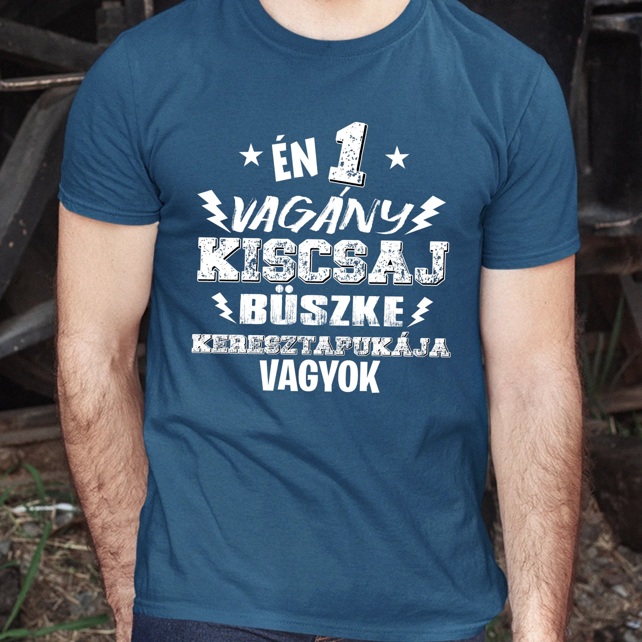 Ajándék keresztapáknak - Egy vagány kiscsaj keresztapukája férfi póló