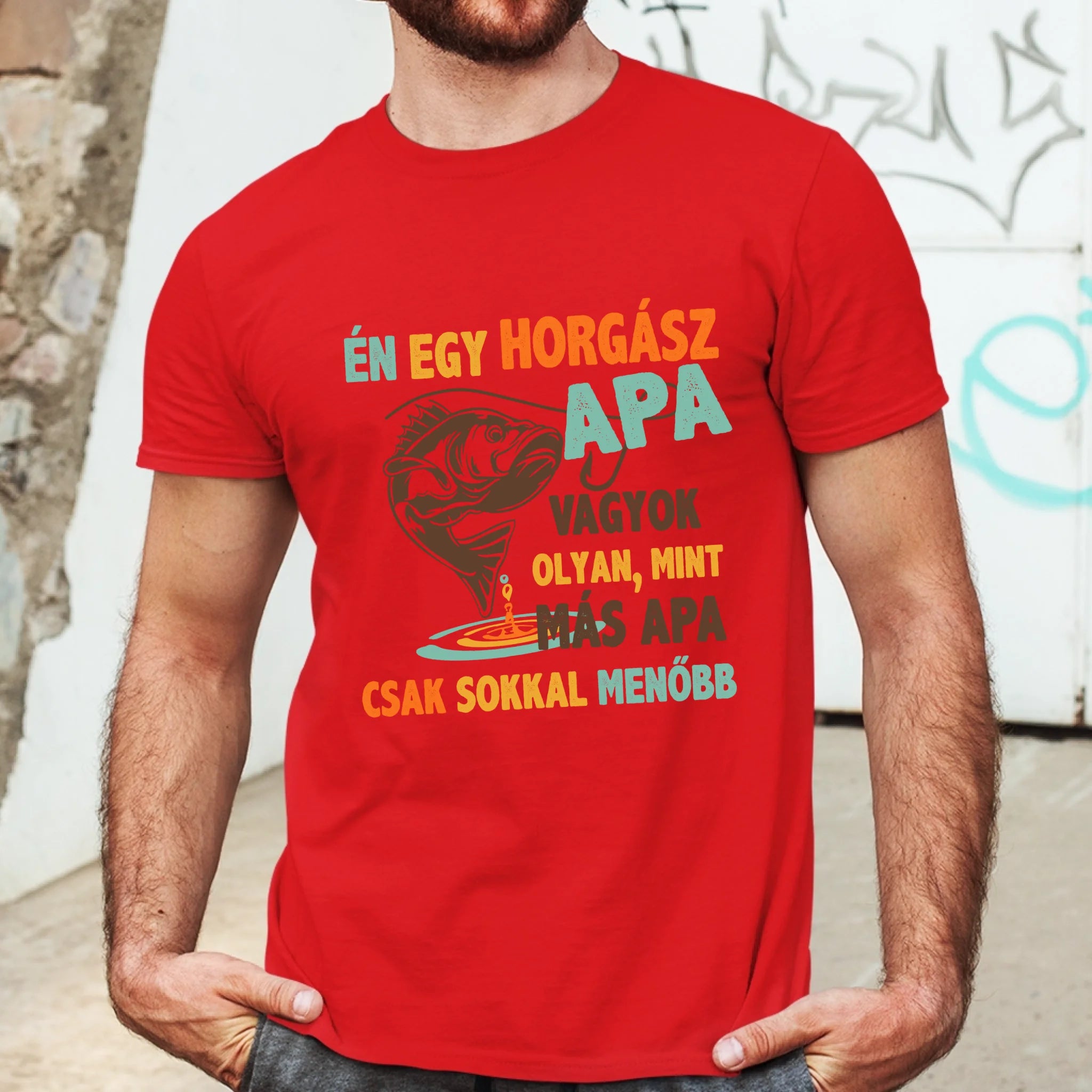 Ajándék Apáknak - Horgász apa vagyok póló