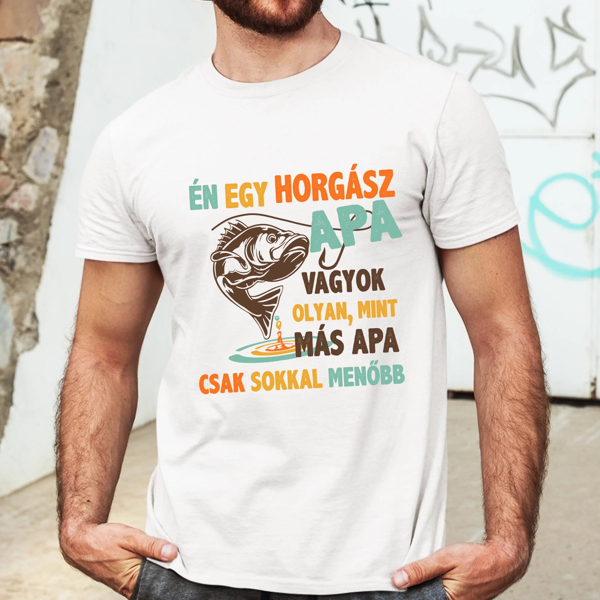 Ajándék Apáknak - Horgász apa vagyok póló
