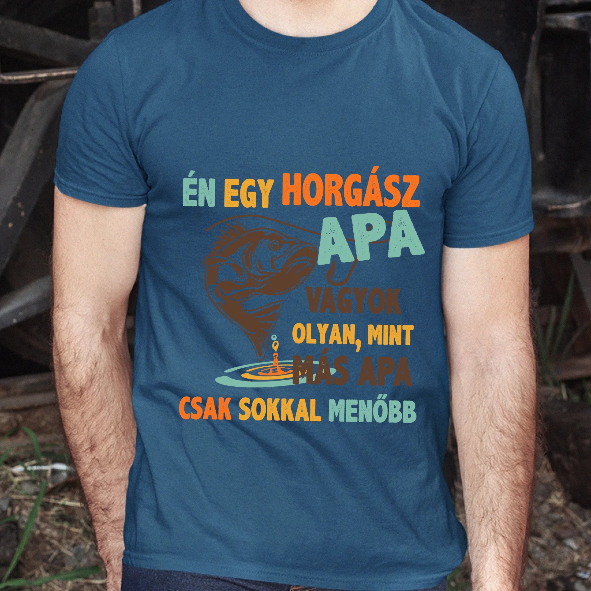 Ajándék Apáknak - Horgász apa vagyok póló