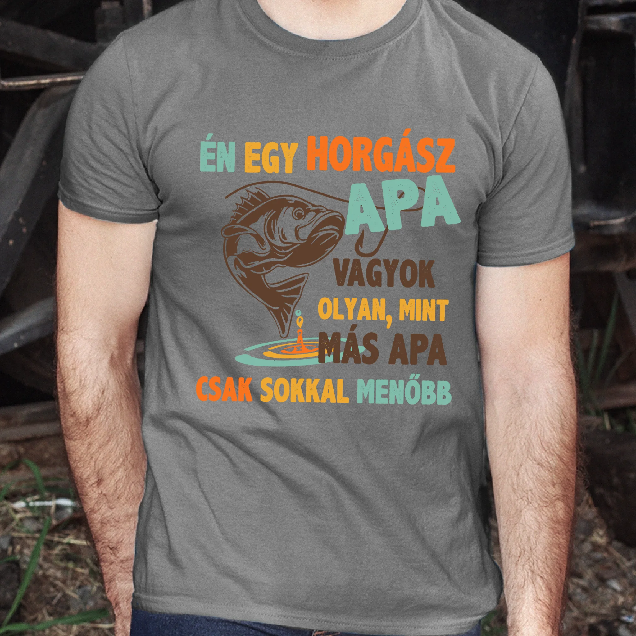 Ajándék Apáknak - Horgász apa vagyok póló