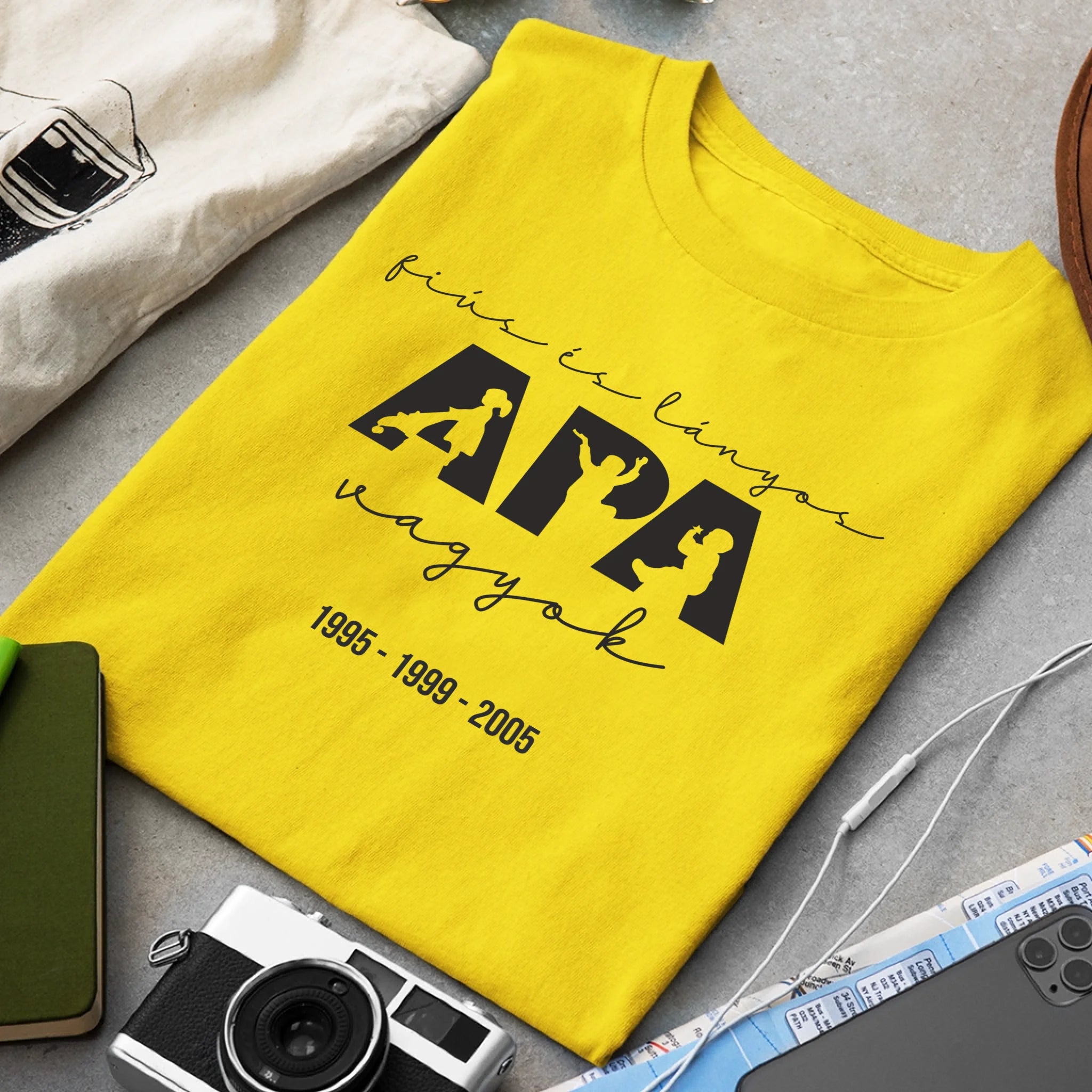 Ajándék Apáknak - Fiús és Lányos Apa vagyok férfi póló