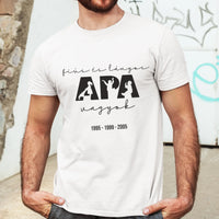 Ajándék Apáknak - Fiús és Lányos Apa vagyok férfi póló