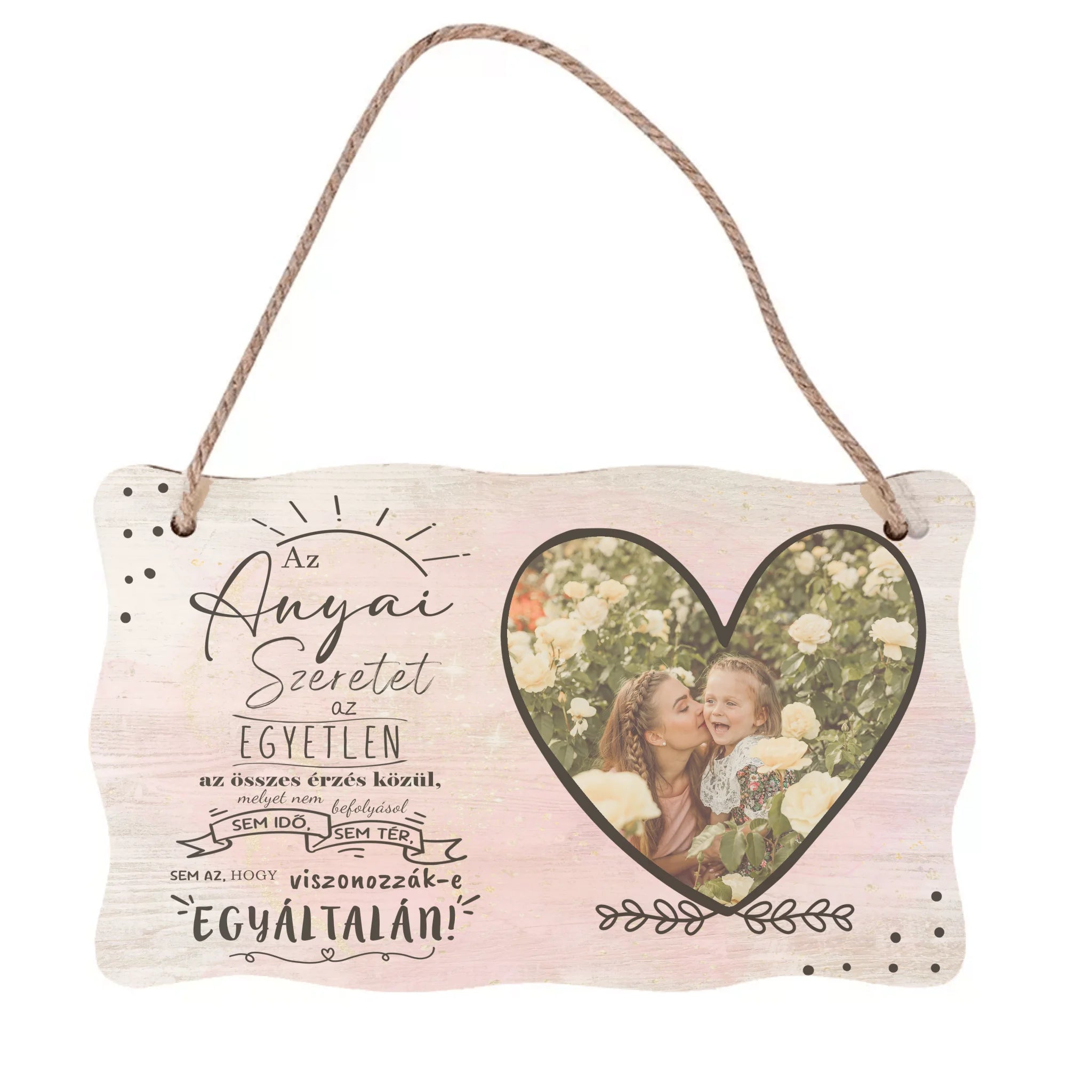 Anyai szeretet dísztábla