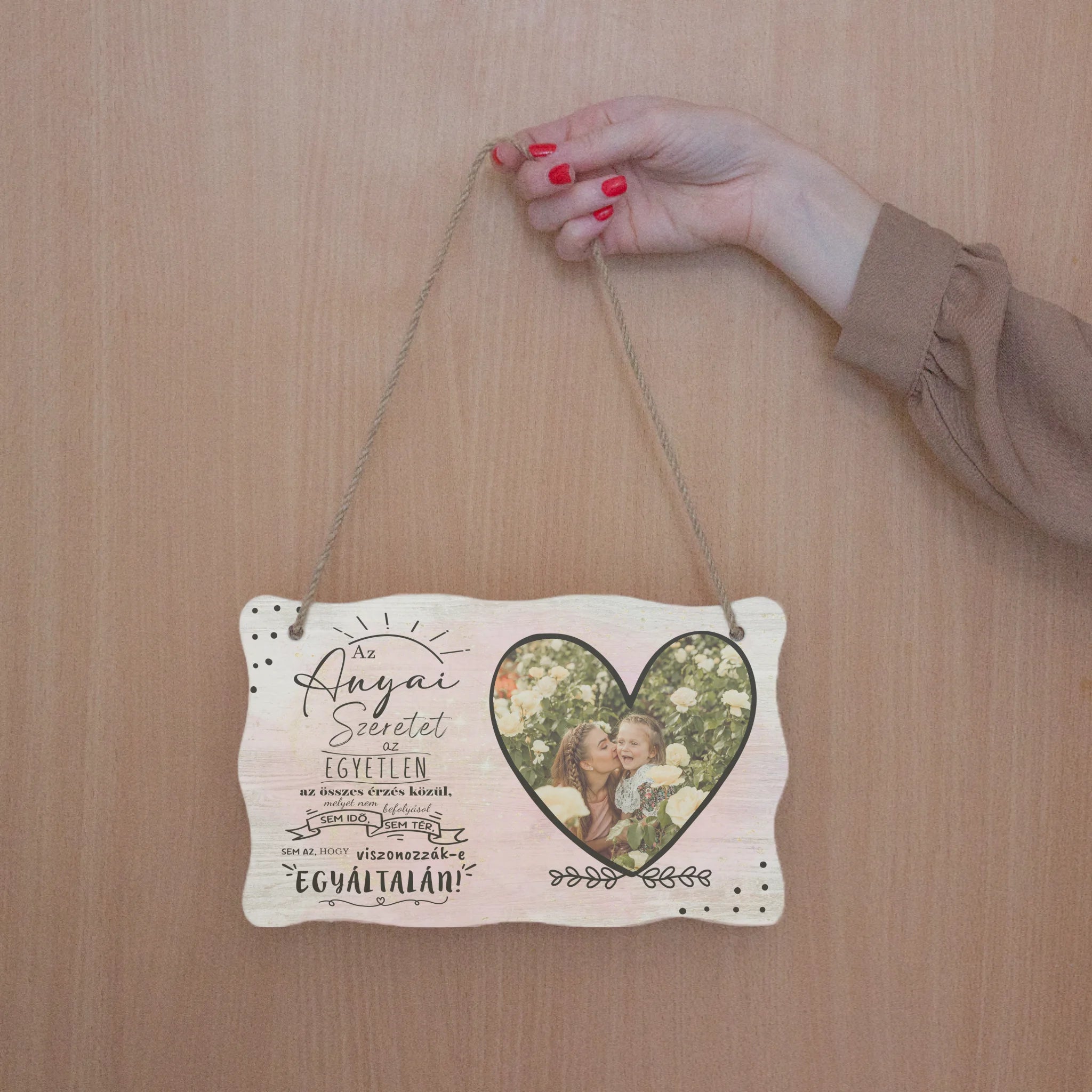 Anyai szeretet dísztábla