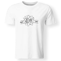  Egyedi neves ajándék póló apáknak kezes mintával