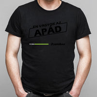 Egyedi neves ajándék póló apáknak kezes mintával