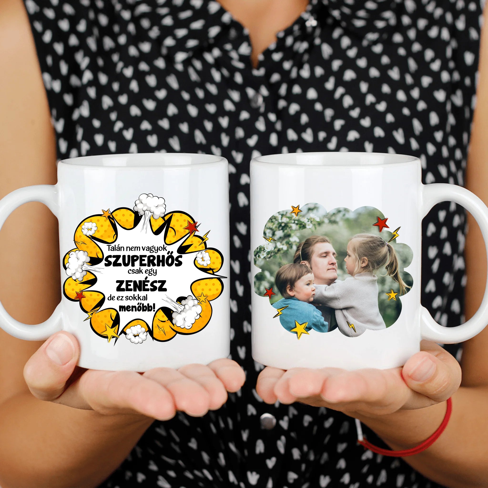 Egyedi ajándék bögre apáknak választható foglalkozással